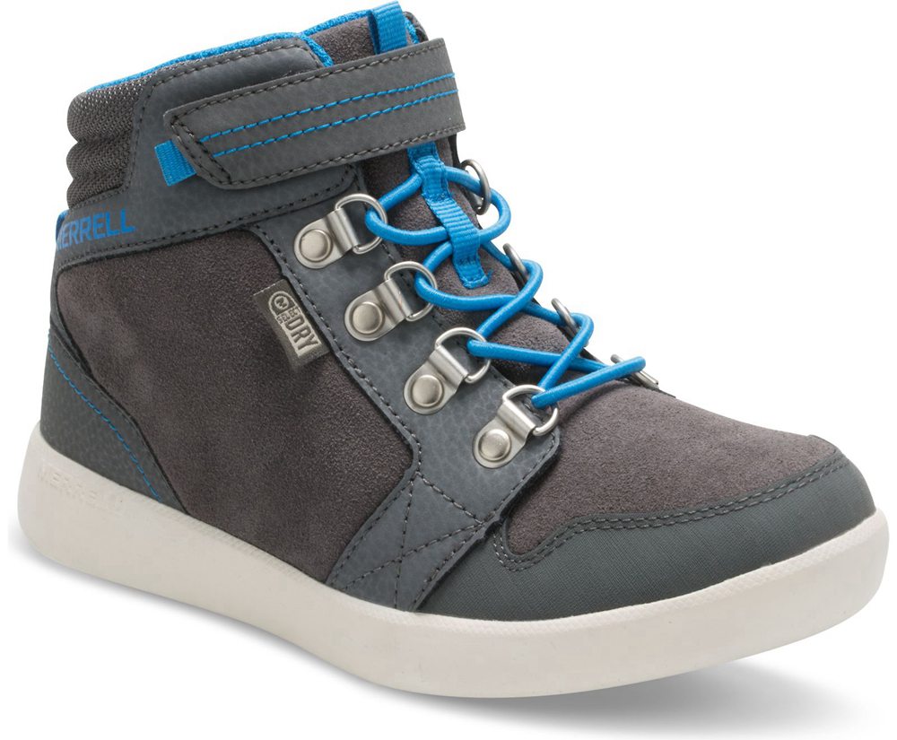 Merrell Boots Grey - Freewheel Mid - Kids 59FOZGRKX